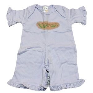 Bunnies by the Bay Infant Romper Lavender 3-6mo.